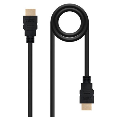 Nanocable Cable HDMI V14 Alta Velocidad HEC A M A M Negro 1 m