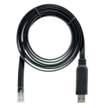 16369-QNAP CAB-CONSOLE-URJ45-1M8 cable USB 1,8 m RJ-45 USB A Negro