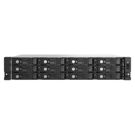 16391-QNAP TL-R1200PES-RP caja para disco duro externo Carcasa de disco duro/SSD Negro, Gris 2.5/3.5"