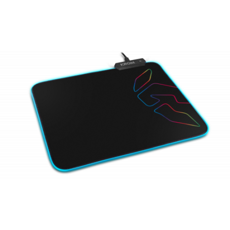 164-Krom Knout RGB Negro Alfombrilla de raton para juegos