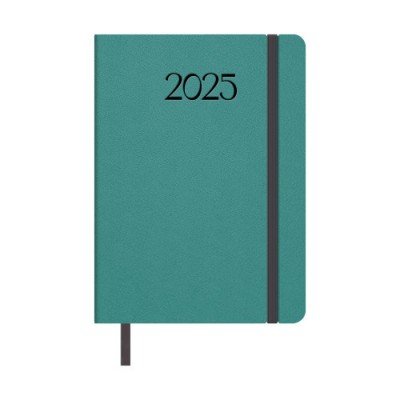 AGENDA 2025 MANHATTAN DIA PAGINA 14 X 20 CM COLOR VERDE 12869 25