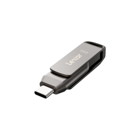 16522-Lexar JumpDrive LJDD400064G-BNQNG unidad flash USB 64 GB USB Tipo C 3.2 Gen 1 (3.1 Gen 1) Gris
