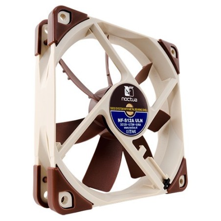 16539-NOCTUA VENTILADOR CAJA NF-S12A-ULN 800RPM, 120MM FAN, 120X120X25MM, 12V, 8,6 DB(A), 74,3 M3/H, 0,62 MM H2O, 3 PINE