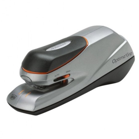 1664-GRAPADORA ELECTRICA OPTIMA GRIP HASTA 20 HOJAS COLOR NEGRO / PLATA REXEL 2102349