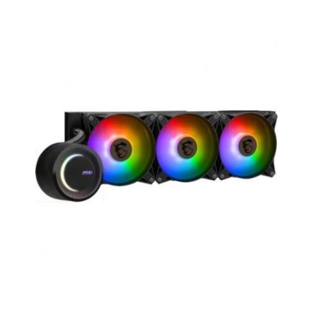 16837-SISTEMA DE REFRIGERACION LIQUIDA MSI PARA CPU MAG CORELIQUID E360,INTEL/AMD,RADIADOR 360MM,FAN4PIN,20dBA,ARGB (3 V