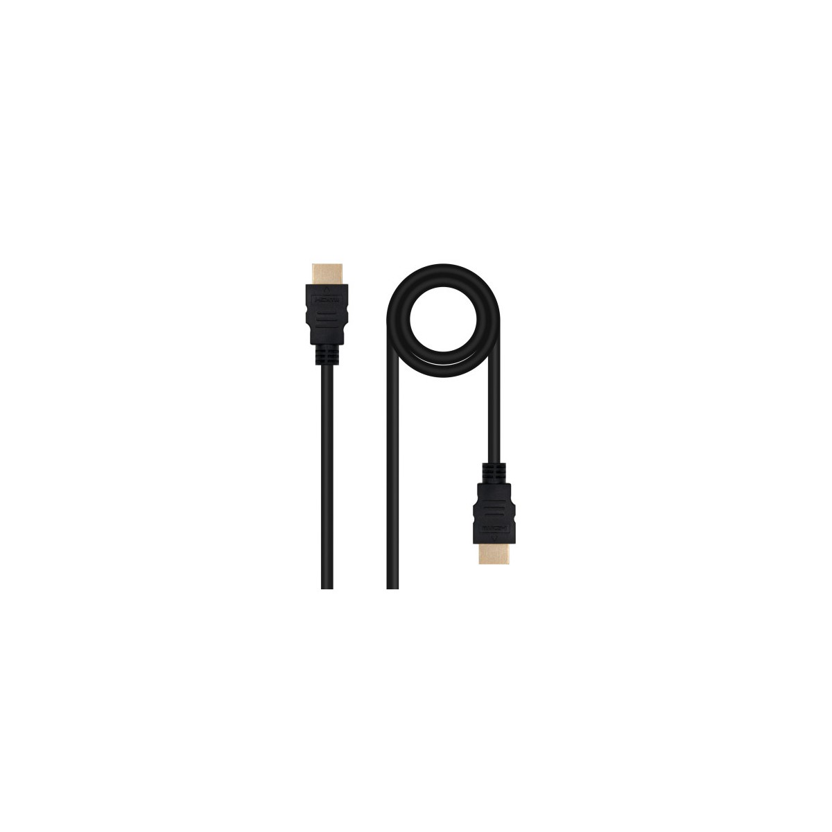 Nanocable Cable HDMI V20 4K60Hz 18Gbps A M A M 10m Negro