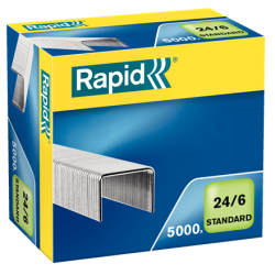1690-Rapid 24859800 grapa Paquete de grapas 5000 grapas