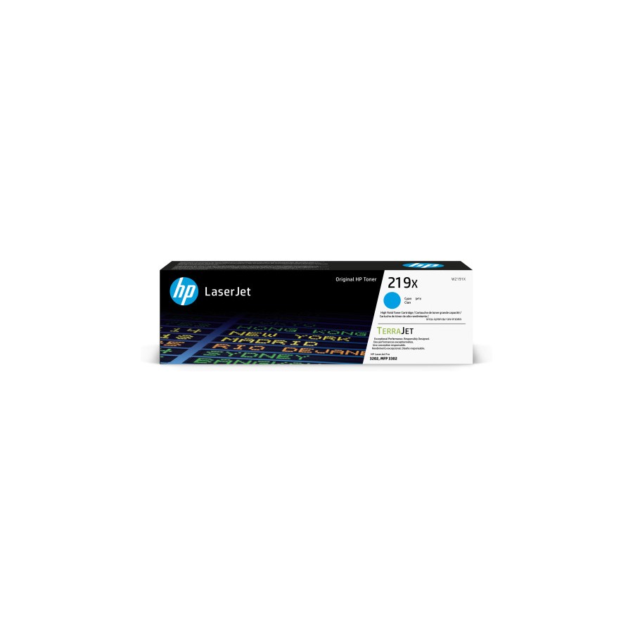 16945-HP Cartucho de Toner Original LaserJet 219X de alta capacidad cian 16945-HP Cartucho de Toner Original LaserJet 219X de alta capacidad cian