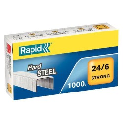 1700-CAJA DE 1000 GRAPAS TIPO 24/6 ACERO RAPID 24855900