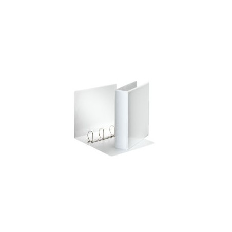 1708-CARPETA PERSONALIZABLE PVC 2 BOLSILLOS ANILLAS 2-25 MM. FORMATO A4 COLOR BLANCO ESSELTE 49737