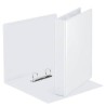 1709-CARPETA PERSONALIZABLE PVC 2 BOLSILLOS ANILLAS 2-16 MM. FORMATO A4 COLOR BLANCO ESSELTE 49720