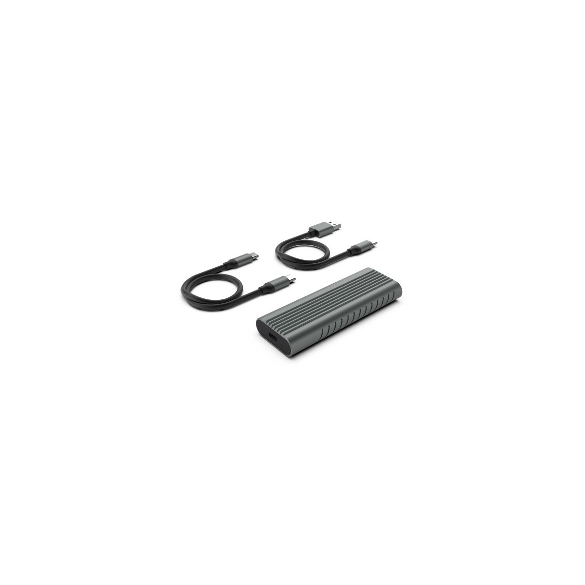 Ewent EW7025 caja para disco duro externo Caja externa para unidad de estado solido SSD Gris M2