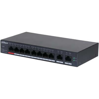 DH CS4010 8ET 110 DAHUA SWITCH 10 PUERTOS CLOUD MANAGEMENT 8 POE