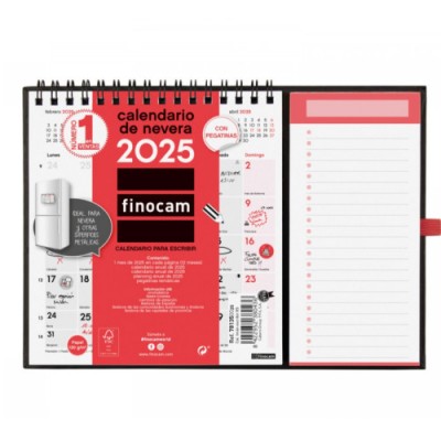 CALENDARIO 2025 NEUTRO ESCRIBIR IMAN XS 140X150MM FINOCAM 781350025