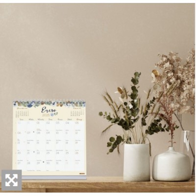 CALENDARIO 2025 SOBREMESA TRENDY DESIGN ESCRIBIR 190X190MM FINOCAM 787060125