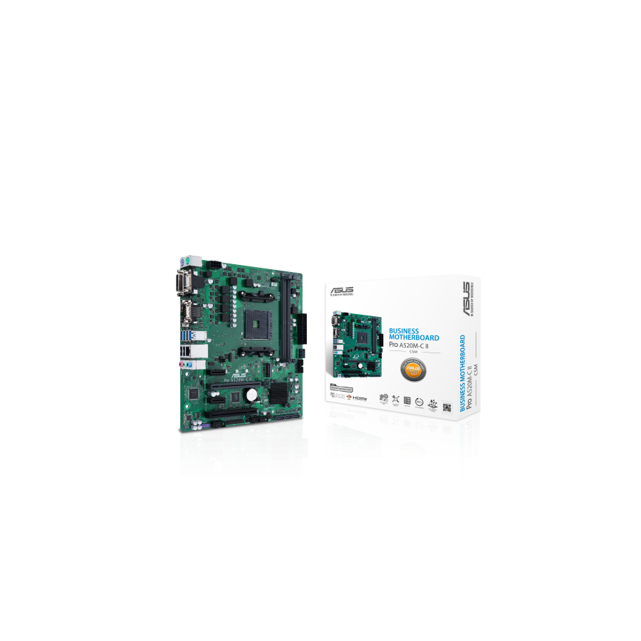 17175-ASUS PRO A520M-C II/CSM AMD A520 Zocalo AM4 micro ATX 17175-ASUS PRO A520M-C II/CSM AMD A520 Zocalo AM4 micro ATX