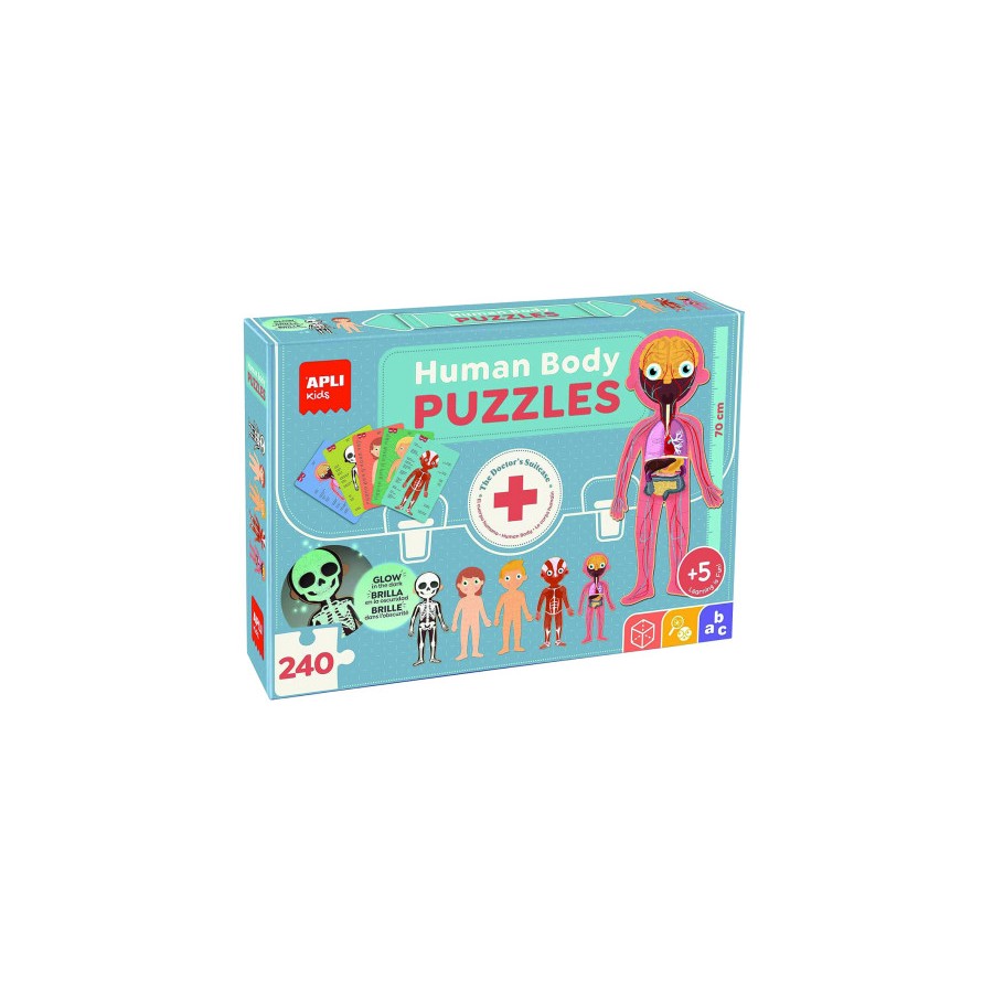 17183-PUZZLE EDUCATIVO CUERPO HUMANO APLI 19438 17183-PUZZLE EDUCATIVO CUERPO HUMANO APLI 19438