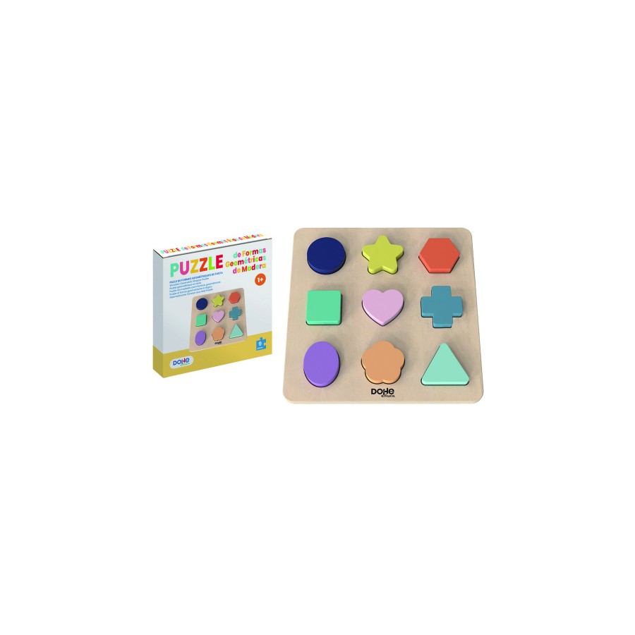 17258-PUZZLE DE FORMAS ENCAJABLES DE MADERA - A PARTIR DE 1 ANOS DOHE 64010 17258-PUZZLE DE FORMAS ENCAJABLES DE MADERA - A PARTIR DE 1 ANOS DOHE 64010