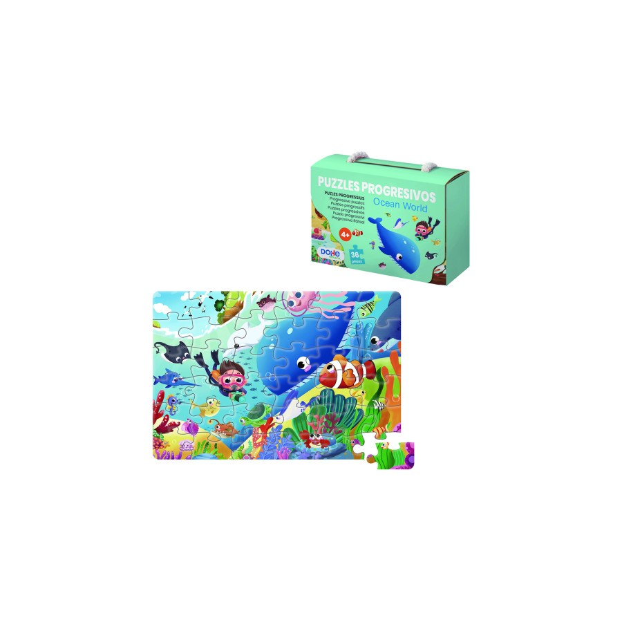 17269-PUZZLE DE 36 PIEZAS - A PARTIR DE 4-6 ANOS - OCEAN WORLD DOHE 65011 17269-PUZZLE DE 36 PIEZAS - A PARTIR DE 4-6 ANOS - OCEAN WORLD DOHE 65011