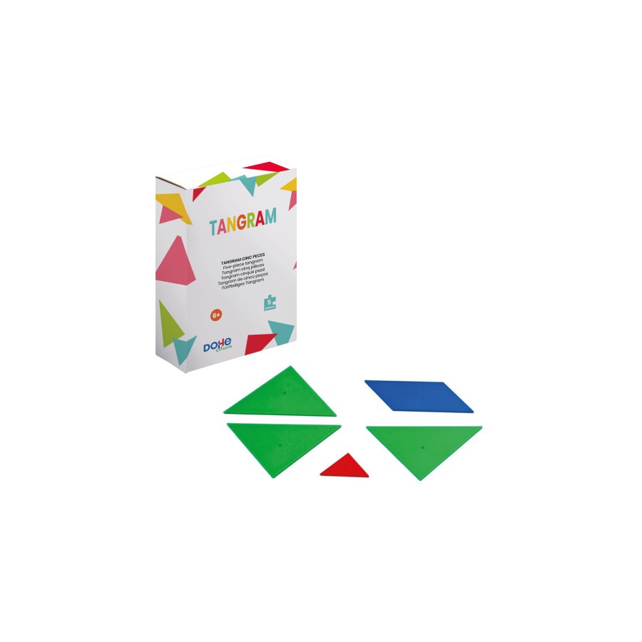 17276-CAJA TANGRAM - 5 PIEZAS - A PARTIR DE 6 ANOS. DOHE 1025 17276-CAJA TANGRAM - 5 PIEZAS - A PARTIR DE 6 ANOS. DOHE 1025