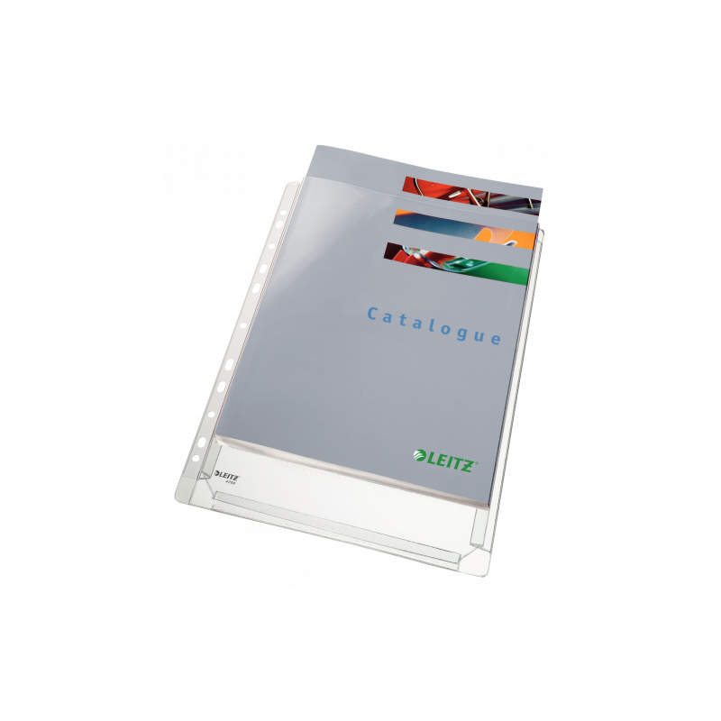 1728-BOLSA 10 FUNDAS FUELLE SIN SOLAPA MULTITALADRO GRAN CAPACIDAD FORMATO A4 170 MICRAS PVC TRANSPARENTE LEITZ 47561003 1728-BOLSA 10 FUNDAS FUELLE SIN SOLAPA MULTITALADRO GRAN CAPACIDAD FORMATO A4 170 MICRAS PVC TRANSPARENTE LEITZ 47561003