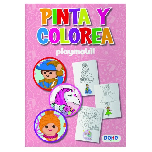 17282-LIBROS DE COLOREAR A4 - PLAYMOBIL - MODELO PRINCESS DOHE 51736