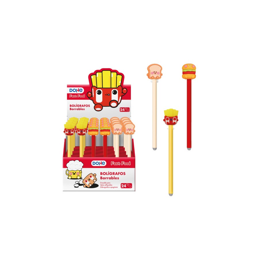 17297-EXPOSITOR CON 24 BOLIGRAFOS BORRABLES FAST FOOD DOHE 79688 17297-EXPOSITOR CON 24 BOLIGRAFOS BORRABLES FAST FOOD DOHE 79688