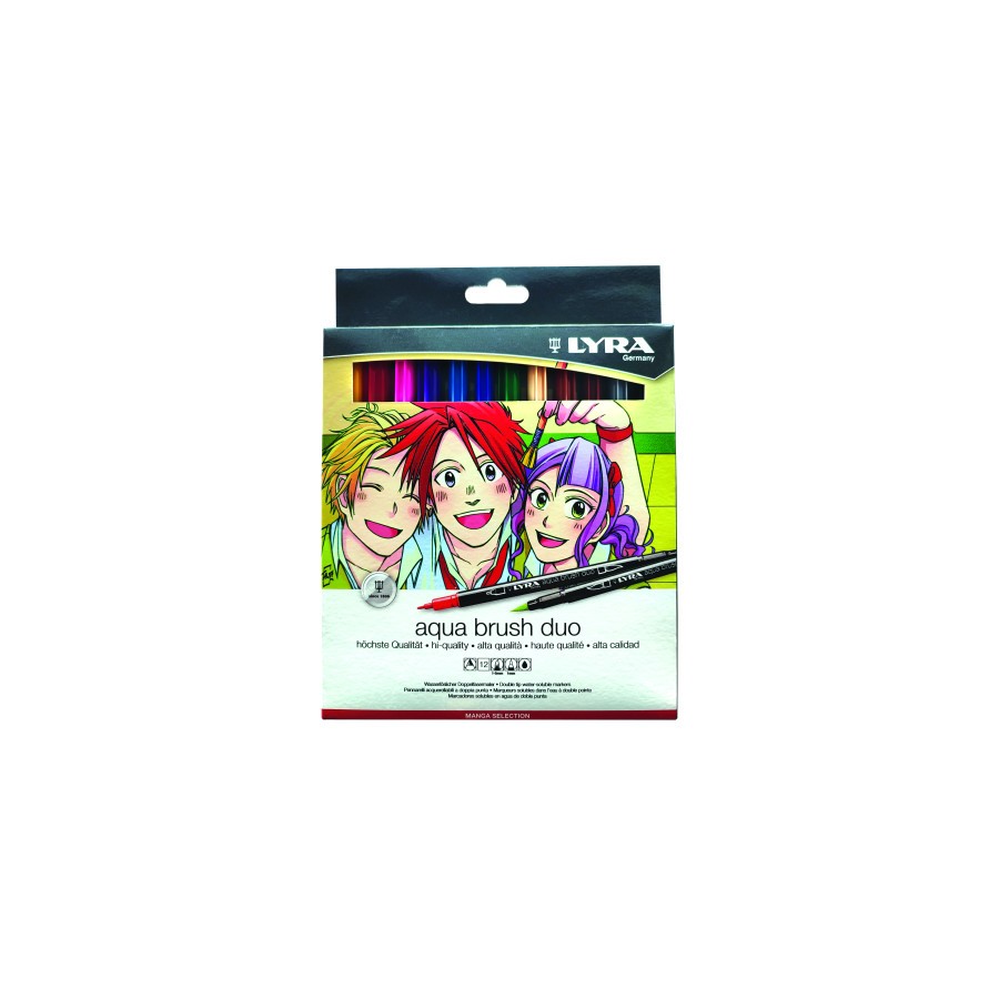 17304-ESTUCHE 12 ROTULADORES DIBUJOS MANGA AQUA BRUSH DUO MANGA LYRA L6521121 17304-ESTUCHE 12 ROTULADORES DIBUJOS MANGA AQUA BRUSH DUO MANGA LYRA L6521121