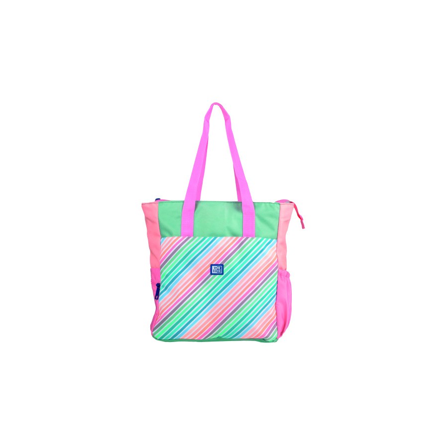 17317-TOTE BAG CONVERTIBLE COLOR BLOCK OXFORD 400182983 17317-TOTE BAG CONVERTIBLE COLOR BLOCK OXFORD 400182983