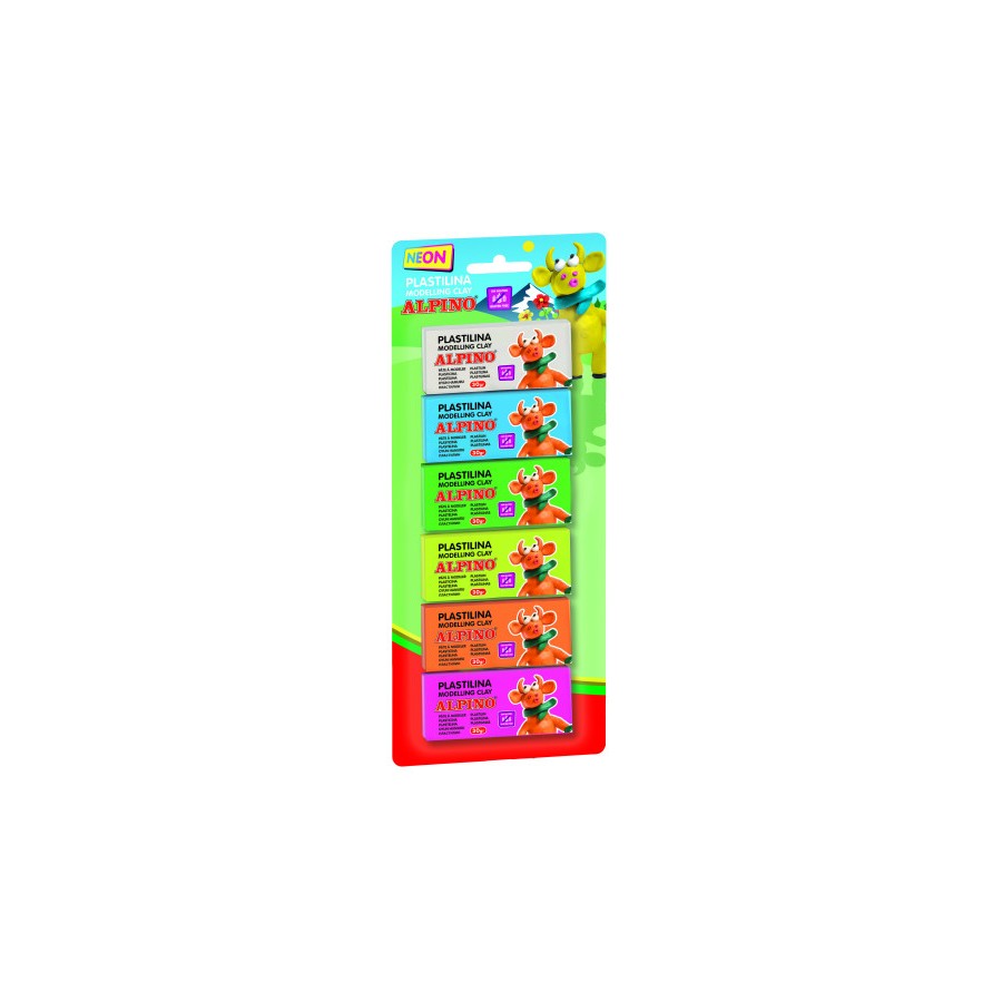 17321-BLISTER 6 UNIDADES PLASTILINA ALPINO 30 GRS.FLUORESCENTE ALPINO DP000936 17321-BLISTER 6 UNIDADES PLASTILINA ALPINO 30 GRS.FLUORESCENTE ALPINO DP000936