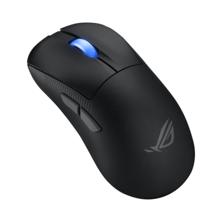 17398-ASUS ROG Keris II Ace Wireless AimPoint Black raton mano derecha RF Wireless + Bluetooth + USB Type-A Optico 42000