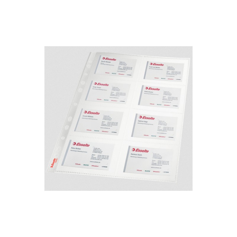 1740-BOLSA 10 FUNDAS TARJETAS VISITAS MULTITALADRO PVC FORMATO A4 110 MICRAS ESSELTE 78930 1740-BOLSA 10 FUNDAS TARJETAS VISITAS MULTITALADRO PVC FORMATO A4 110 MICRAS ESSELTE 78930