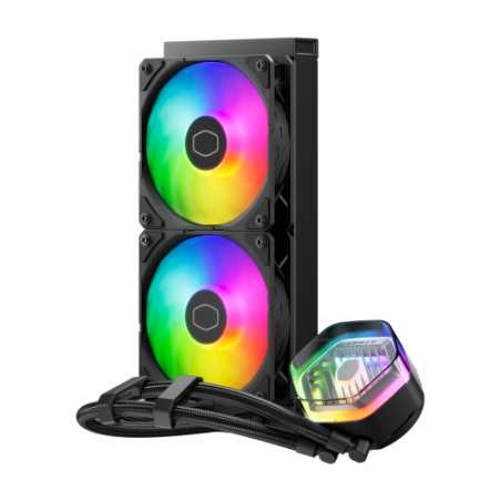 17417-Cooler Master MasterLiquid 240 ATMOS Procesador Kit de refrigeracion liquida 12 cm Negro