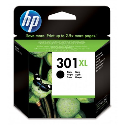 CARTUCHO DE TINTA HP DESKJET 1050 2050 3050 NEGRO 301XL 8ML CH563EE HP301XL