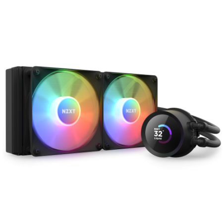 17454-NZXT Kraken 240 RGB Procesador Sistema de refrigeracion liquida todo en uno 12 cm Negro 1 pieza(s)