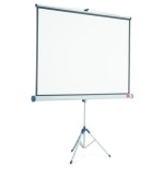 1747-PANTALLA PROYECCION TRIPODE FORMATO 4:3 SUPERFICIE BLANCA DIMENSIONES 113X150 CM. NOBO 1902395