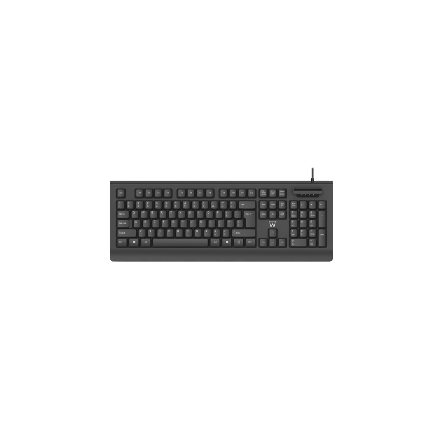 17477-Ewent EW3286 teclado Universal USB QWERTY Espanol Negro 17477-Ewent EW3286 teclado Universal USB QWERTY Espanol Negro