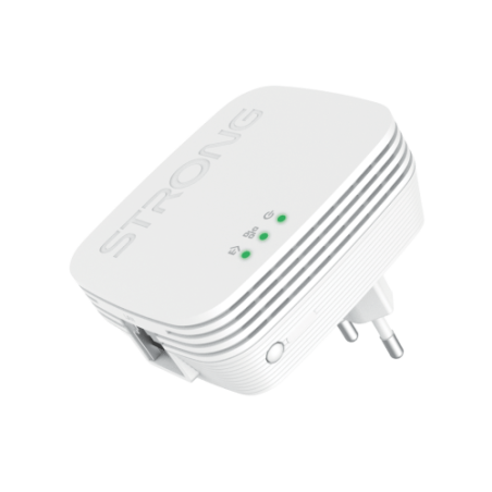 17481-Strong POWERL600DUOMINI adaptador de red PowerLine 600 Mbit/s Ethernet Blanco 2 pieza(s)