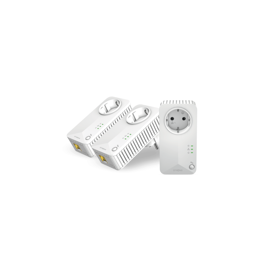 17492-Strong Powerline 600 Triple Pack EU V2 600 Mbit/s Ethernet Blanco 3 pieza(s) 17492-Strong Powerline 600 Triple Pack EU V2 600 Mbit/s Ethernet Blanco 3 pieza(s)