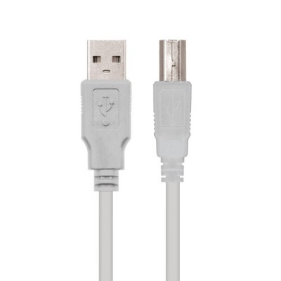 Nanocable CABLE USB 20 IMPRESORA TIPO A M B M BEIGE 18 M