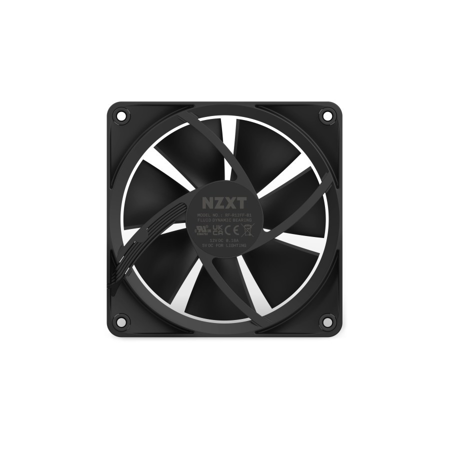 17515-NZXT F120 RGB Carcasa del ordenador Ventilador 12 cm Negro 1 pieza(s) 17515-NZXT F120 RGB Carcasa del ordenador Ventilador 12 cm Negro 1 pieza(s)
