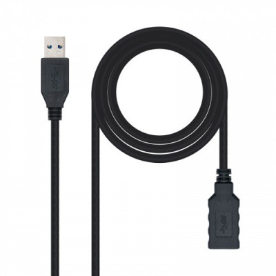 Nanocable CABLE USB 30 TIPO A M A H NEGRO 20 M