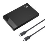 17586-Ewent EW7073 caja para disco duro externo Carcasa de disco duro/SSD Negro 2.5"