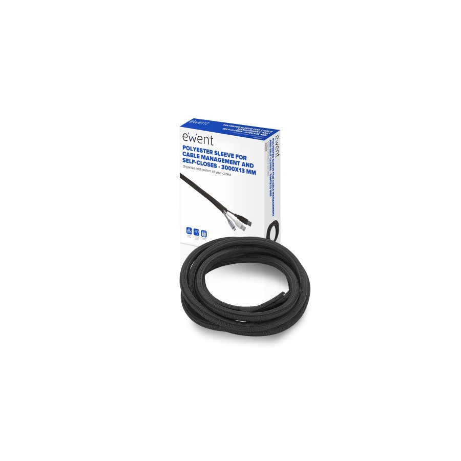 17592-Ewent EW1559 organizador de cables Universal Pasacables Negro 1 pieza(s) 17592-Ewent EW1559 organizador de cables Universal Pasacables Negro 1 pieza(s)