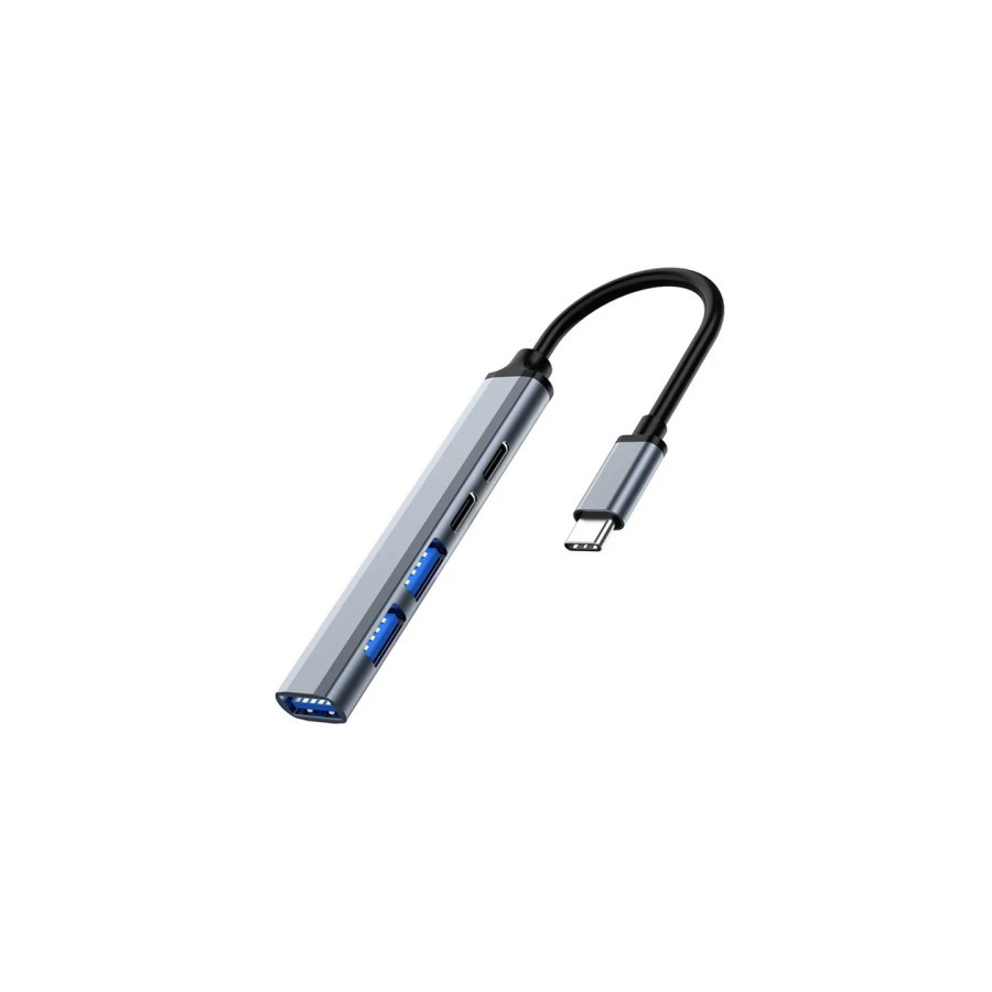 17599-Ewent EW1149 hub de interfaz USB 3.2 Gen 1 (3.1 Gen 1) Type-C 5000 Mbit/s Gris, Plata 17599-Ewent EW1149 hub de interfaz USB 3.2 Gen 1 (3.1 Gen 1) Type-C 5000 Mbit/s Gris, Plata