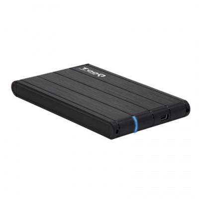 TooQ CAJA HDD 25 SATA A USB 20 USB 30 NEGRA