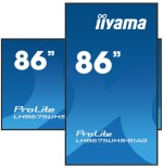 17664-MONITOR IIYAMA 86" (LH8675UHS-B1AG) 3840X2160 / 4K UHD / 24/7 / 500 CD/M / 8MS / DP / 3XHDMI / MICRO SD SLOT /  E-