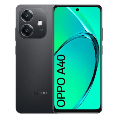 OPPO A40 169 cm 667 SIM doble Android 14 4G USB Tipo C 6 GB 128 GB 5100 mAh Negro