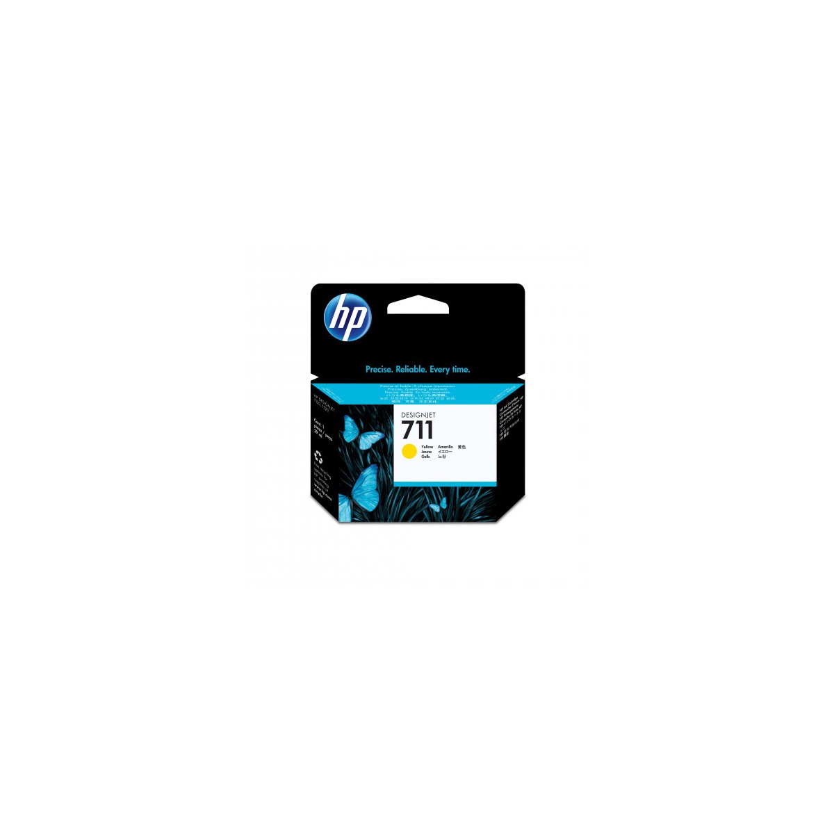 HP 711 CARTUCHO DE TINTA HP711 AMARILLO CZ132A