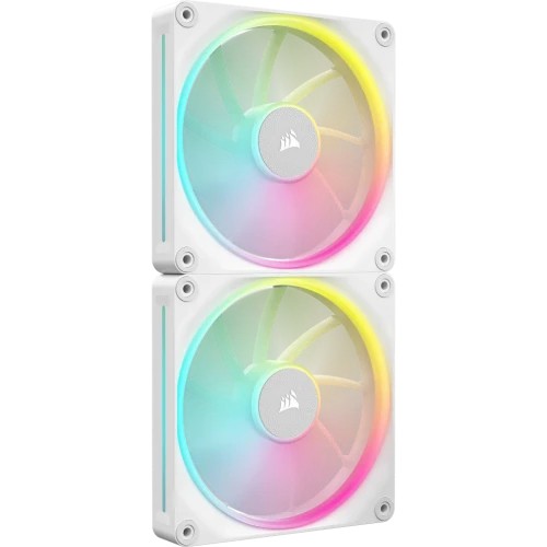 17733-Corsair CO-9051032-WW sistema de refrigeracion para ordenador Carcasa del ordenador Ventilador 14 cm Blanco 2 piez